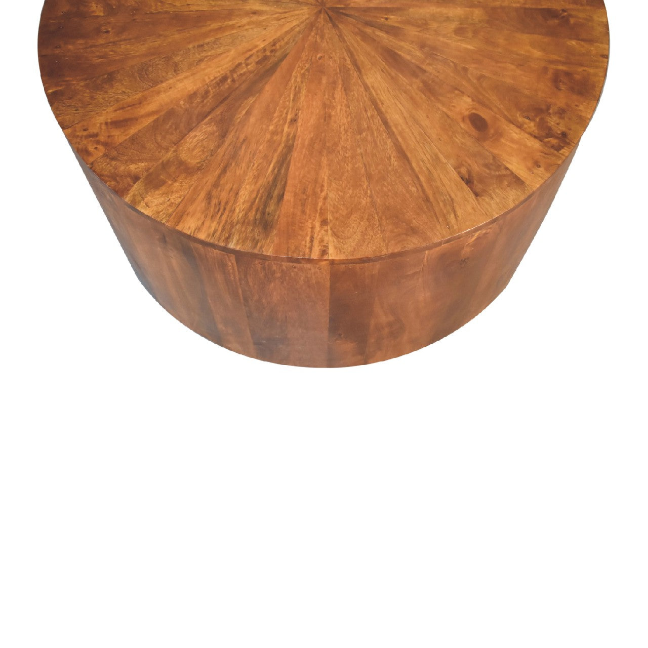 Chestnut Round Solid Wood Coffee Table
