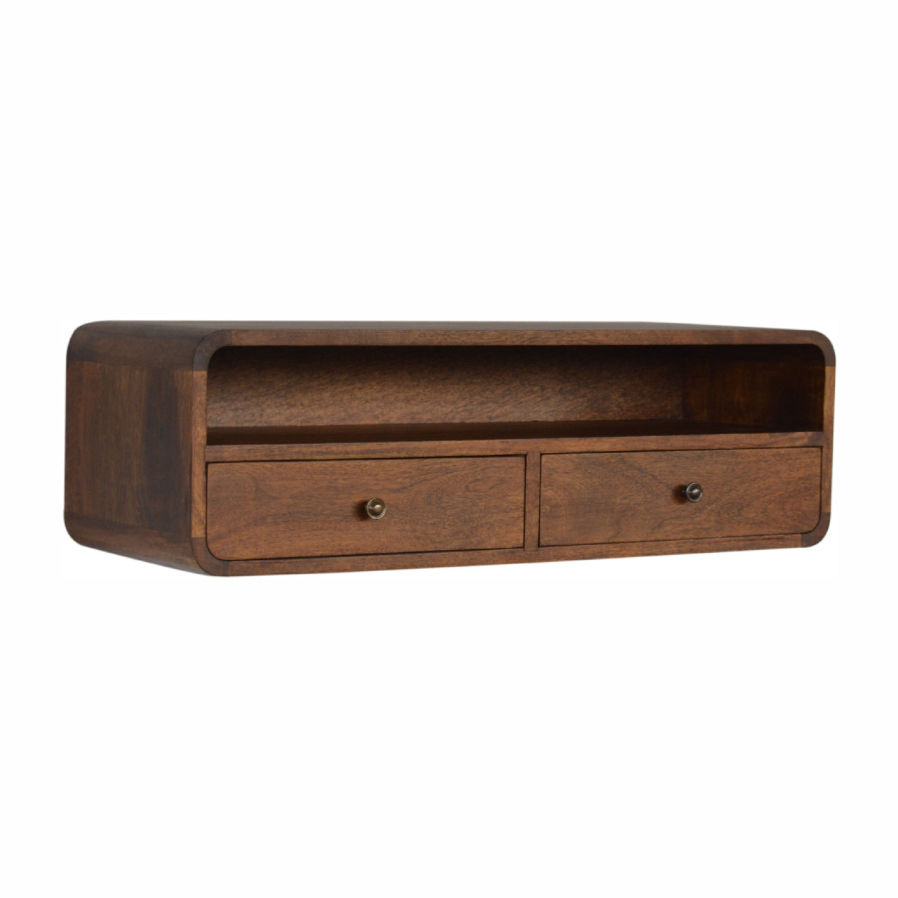 Chestnut Floating Console Table