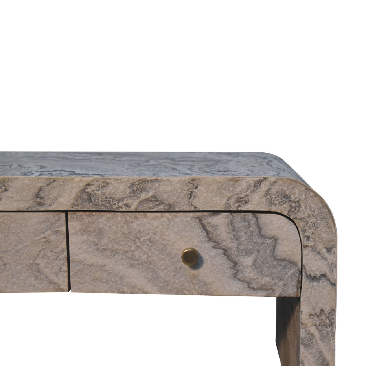 Nouveau Marble-Inspired Coffee Table