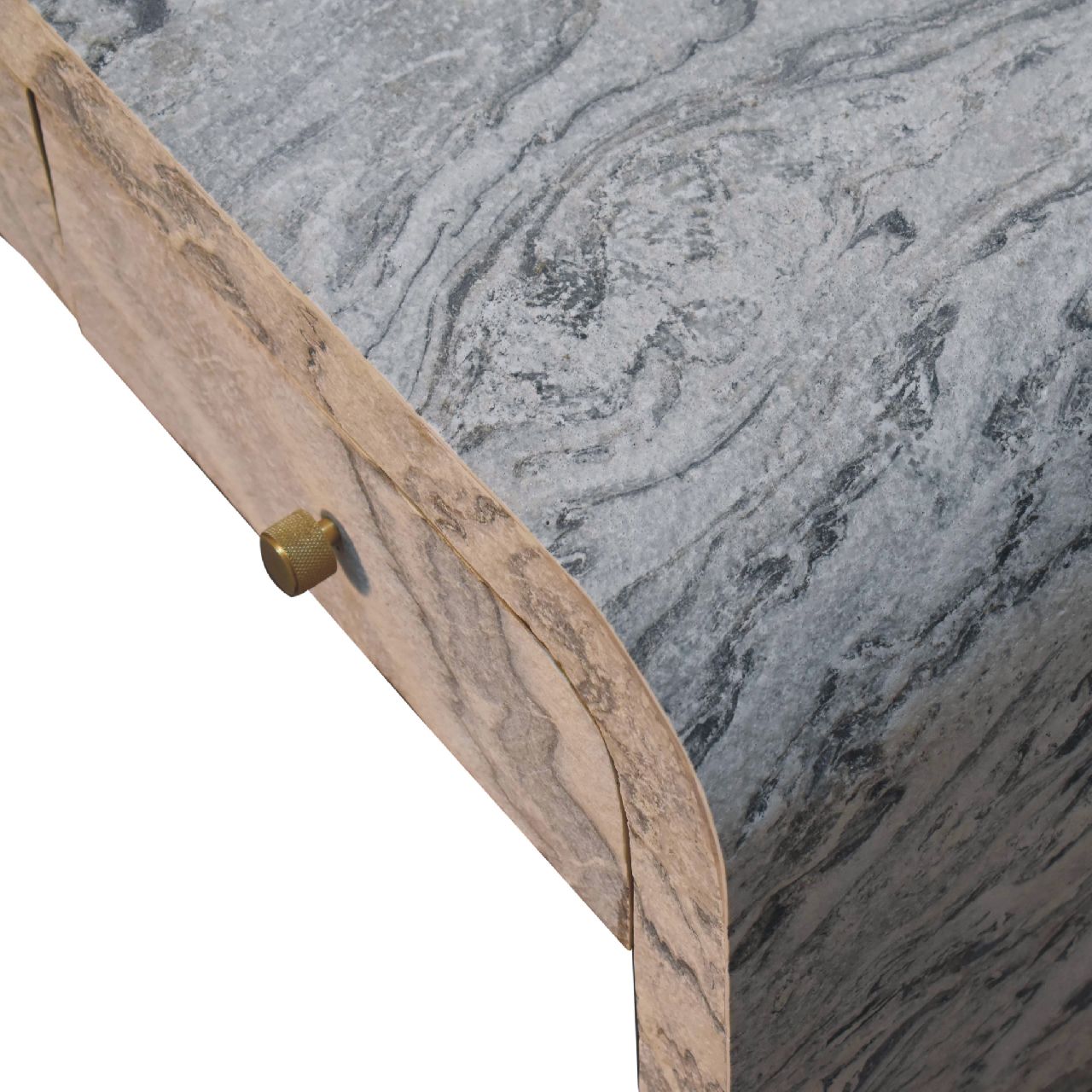 Nouveau Marble-Inspired Coffee Table