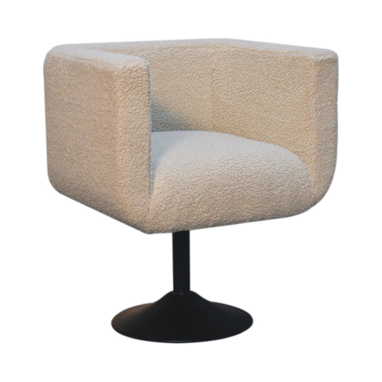 CloudSwivel Bouclé Chair