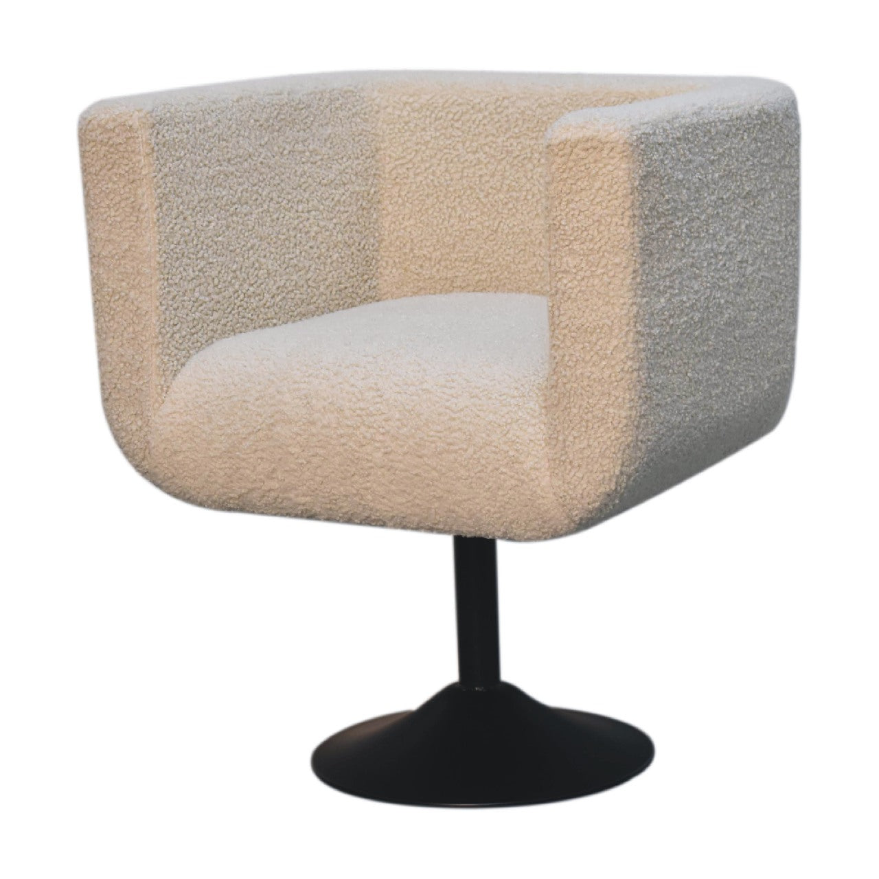 CloudSwivel Bouclé Chair