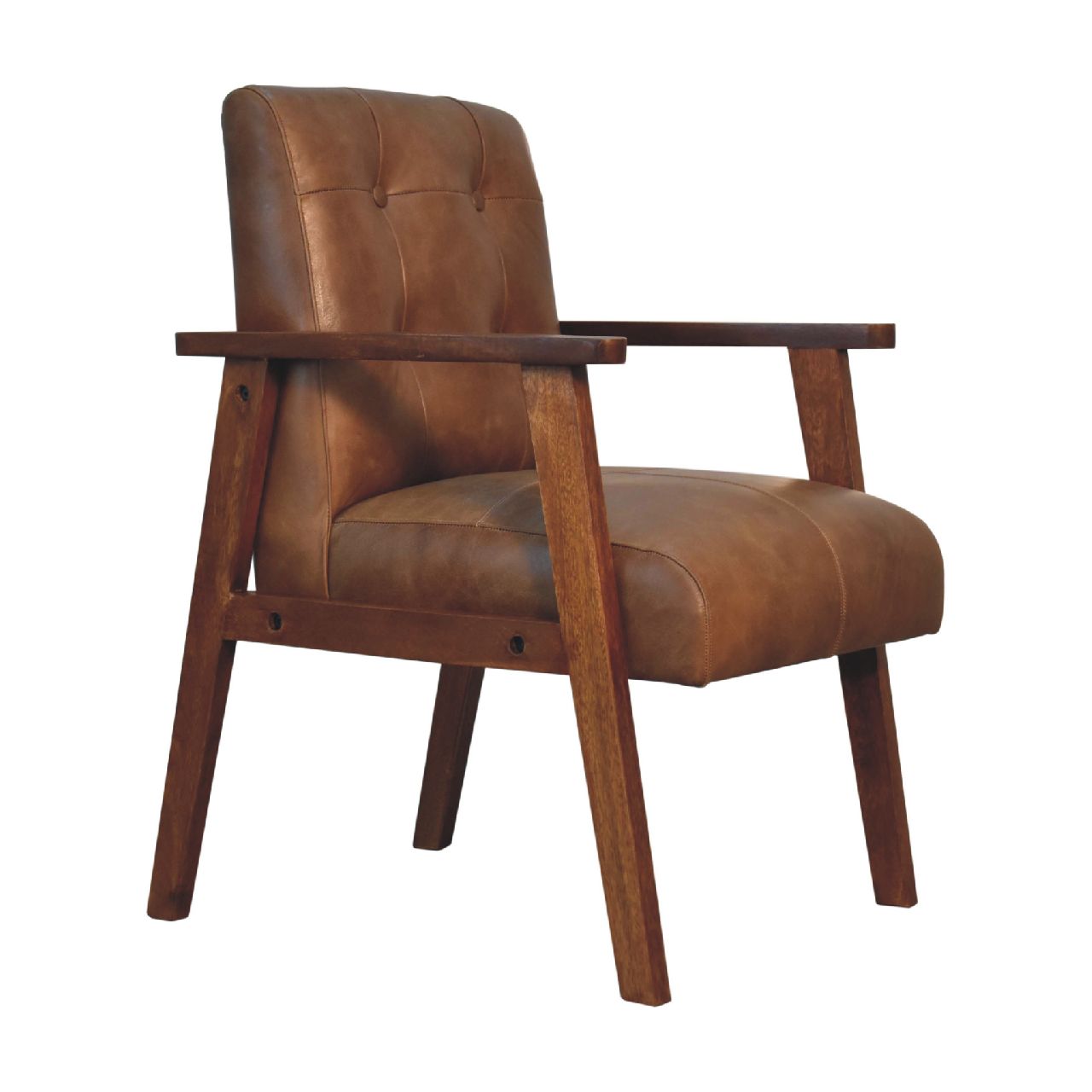 Savannah Buffalo Leather Chair