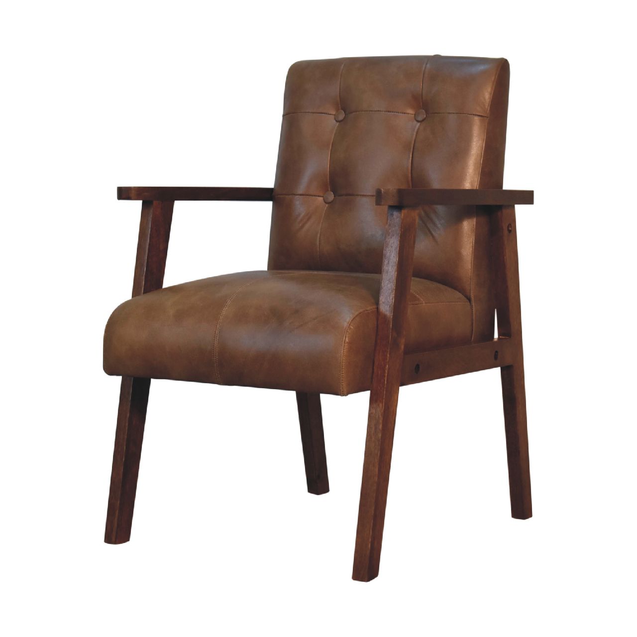 Savannah Buffalo Leather Chair