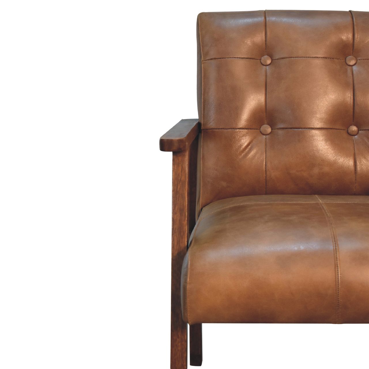 Savannah Buffalo Leather Chair