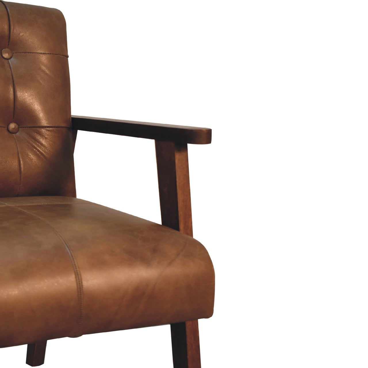 Savannah Buffalo Leather Chair