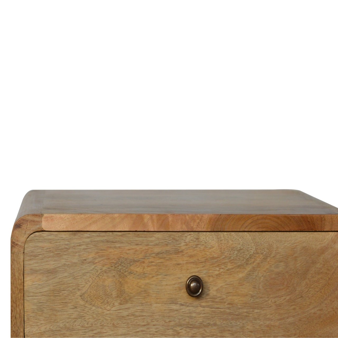 Scandi Oak Curved Nightstand