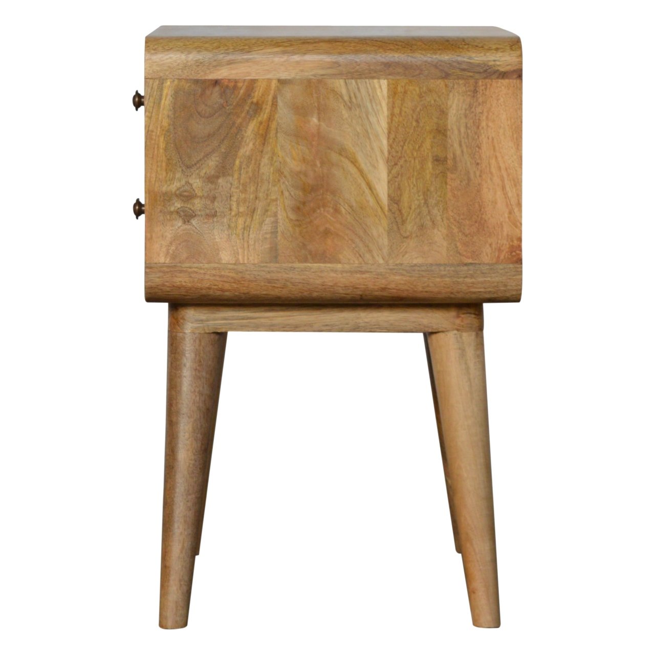 Scandi Oak Curved Nightstand